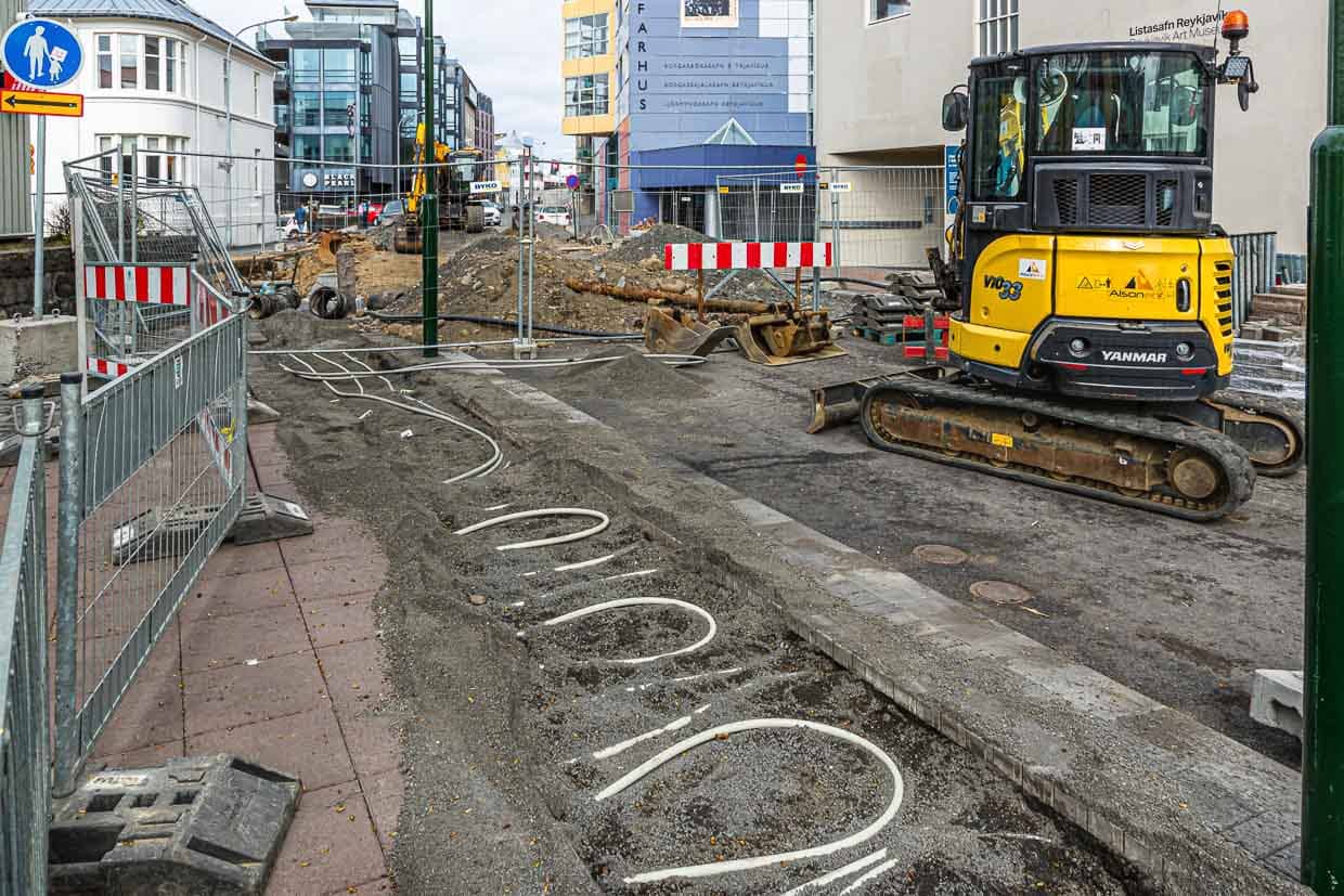 In Reykjavik haben sogar die Bürgersteige Fußbodenheizung / © Foto: Georg Berg