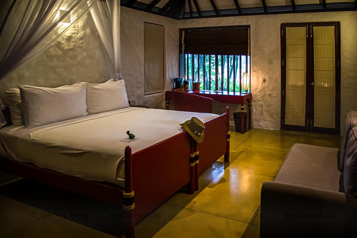 Jeder Bungalow ist ein perfekter Ort der Ruhe / © Foto: Georg Berg