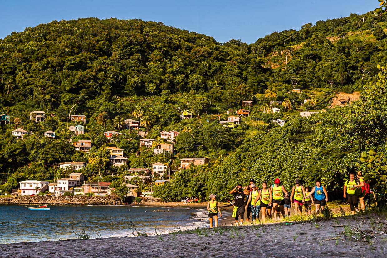 Hash Running Veranstaltung in Happy Hill, Grenada / © Foto: Georg Berg