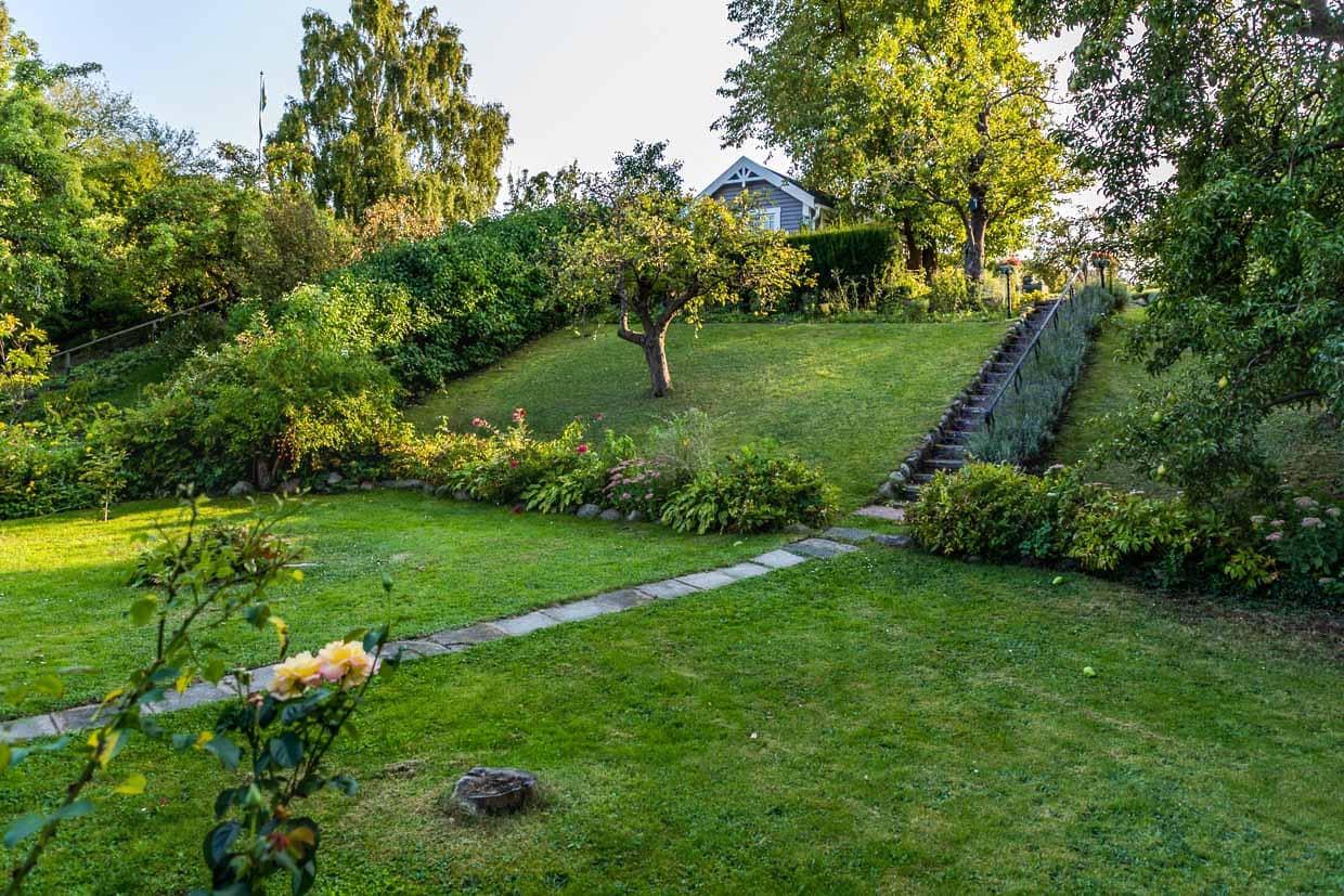 Die Rothoffska Koloni genannte Schrebergartensiedlung in der ehemaligen Zidadelle von Landskrona / © Foto: Georg Berg