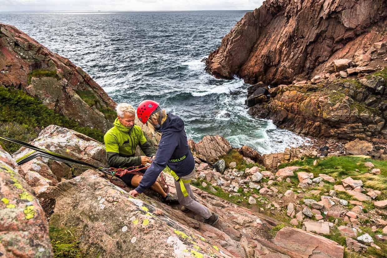 Abseilen ist eine von vielen Outdooraktivitäten bei Kullaberg / © Foto: Georg Berg