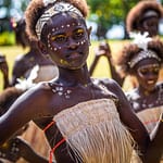 Fest auf der Südsee-Insel Bougainville / © Foto: Georg Berg