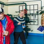 Marteinn Haraldson, Inhaber der Brauerei Segull 67, freut sich über einen gelungenen Streich. Er hat sich die phantastische Geschichte nur ausgedacht / © Foto: Georg Berg