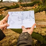 Von Einheimischen handgezeichnete Skizze für einen schönen Wanderweg / © Foto: Georg Berg