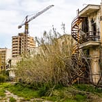 Viele Gebäude in Varoscha befanden sich 1974 noch in der Bauphase / © Foto: Georg Berg